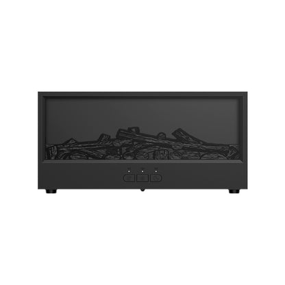 Retro Fireplace Humidifier with 3D Flame and Remote Control